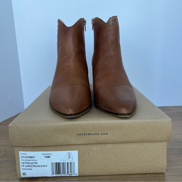 Lucky Brand Cosmio Western‎ Booties - Women's Size 10 - Picture 3 of 14